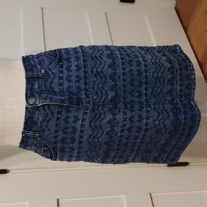 TruLuxe denim skirt size 4